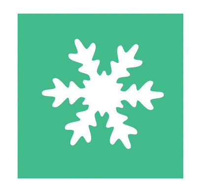 Fustella - motivo fiocco di neve - dim. sagoma 25 mm - DECO