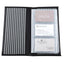 Portabiglietti da visita Professional - similpelle - nero - 12,5x23,5 cm - City Time