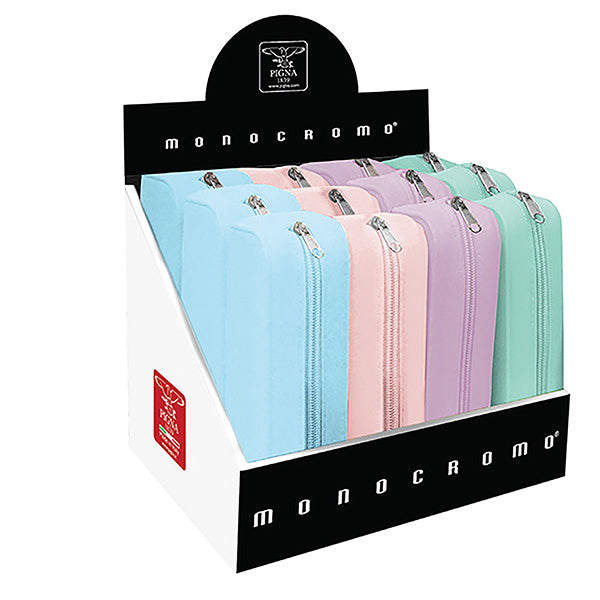 Bustina Monocromo - 80 x200 x 60 mm - silicone soft touch - colori assortiti pastel - Pigna