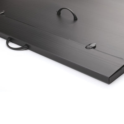 Valigetta Polionda Every Line Total Black - 27x37,5 cm - dorso 8 cm - Favorit