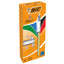 Penna sfera scatto multifunzione 4 Colors Shine - punta 1,0 mm - fusto oro - Bic – conf. 12 pezzi