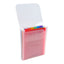 Classificatore valigetta verticale cristallo - 25,5x30,5cm - 6 tasche - PPL - Exacompta