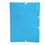 Cartella 3 lembi con elastico angolare - A4 - PP - colori assortiti - Colorosa