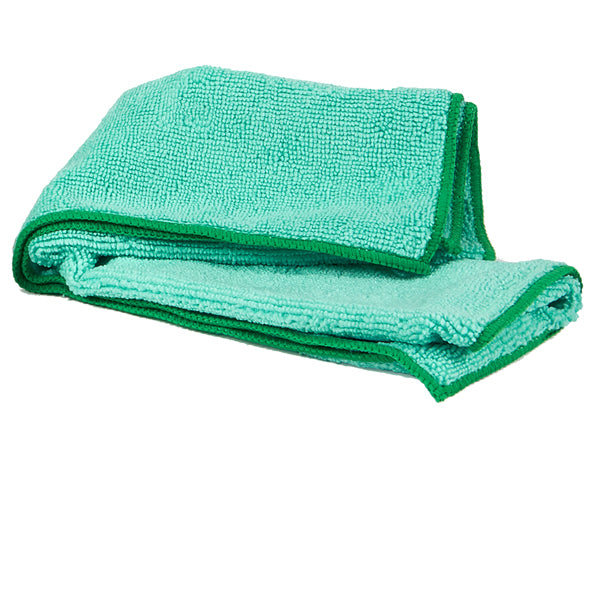 Panni microfibra Ultrega - 40 x 40 cm - verde - PerfettoFactory - conf. 10 pezzi
