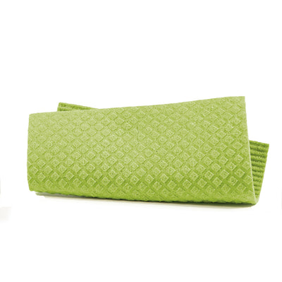 Pannospugna Aquos - 18 x 20 cm - verde - PerfettoFactory - conf. 10 pezzi