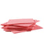 Pannospugna Aquos - 18 x 20 cm - rosso - PerfettoFactory - conf. 10 pezzi