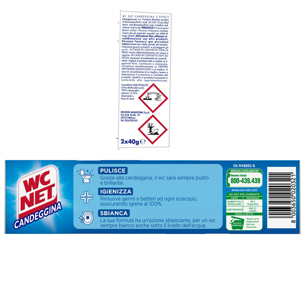 Tavoletta solida candeggina extra white - WC Net