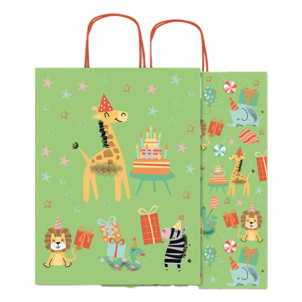 Shoppers - con manici - 16 x 21 x 8cm - fantasie assortite - Rex Sadoch