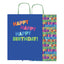 Shoppers - con manici - 36x41x12 cm - fantasie assortite - Rex Sadoch