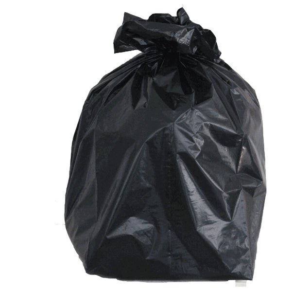 Sacchi - 72 x 110 cm - 110 L - 47 micron - MDPE/HDPE - nero - Rolsac - scatola 200 pezzi