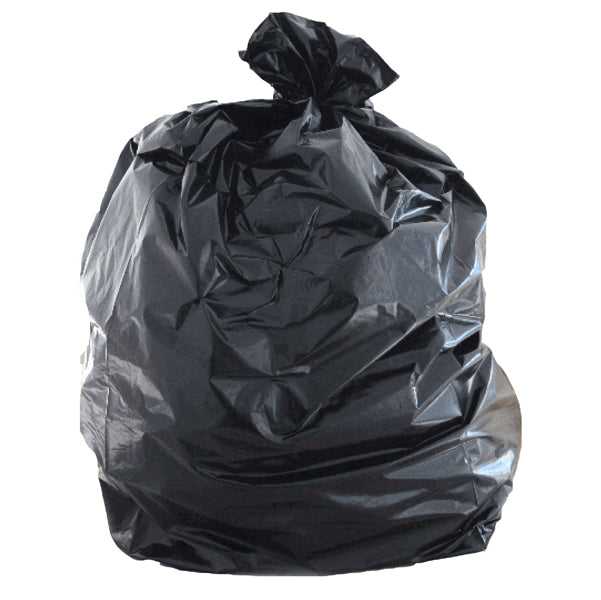 Sacchi - 90 x 120 cm - 130 L - 50 micron - MDPE/HDPE - nero - Rolsac - scatola 200 pezzi