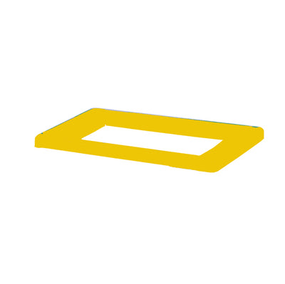 Coperchio per contenitore Bob Color - 30 x 20 x 3,5 cm - giallo - Medial