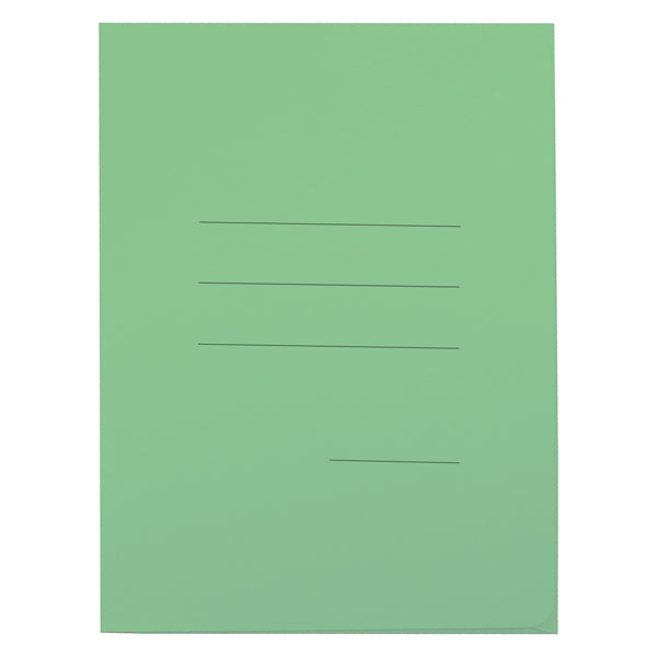 Cartellina 3 lembi con stampa Cartex - 200 gr - A4 - verde - Blasetti - conf. 25 pezzi