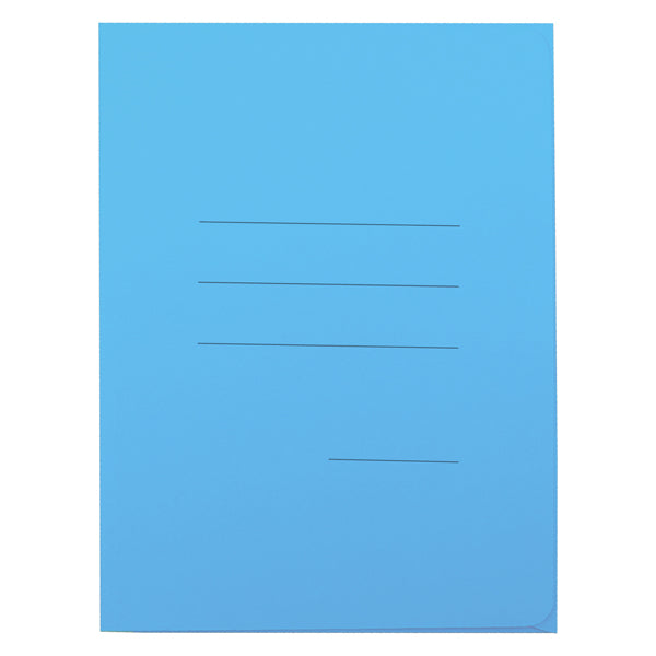Cartellina 3 lembi con stampa Cartex - 200 gr - A4 - celeste - Blasetti - conf. 25 pezzi