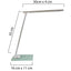 Lampada da tavolo Popy - a led - 6 W - alluminio/vetro - Unilux