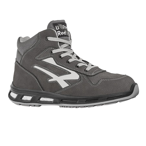 Calzatura di sicurezza Infinity S3 - pelle nabuk naturale - taglia 38 - grigio - U-Power