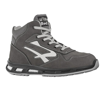Calzatura di sicurezza Infinity S3 - pelle nabuk naturale - taglia 39 - grigio - U-Power
