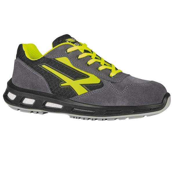 Calzatura di sicurezza Yellow S1P SRC - nylon/pelle scamosciata - grigio/giallo - taglia 40 - U-Power