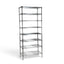 Metallika Scaffale Modulare in Acciaio Cromato 90 × 45 × H 222 cm, 8 Ripiani