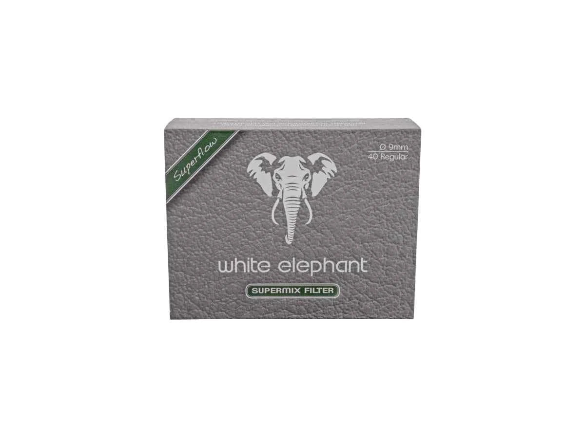 White Elephant FILTRO X PIPA SUPER MIX 9 mm 40 pz (20302)