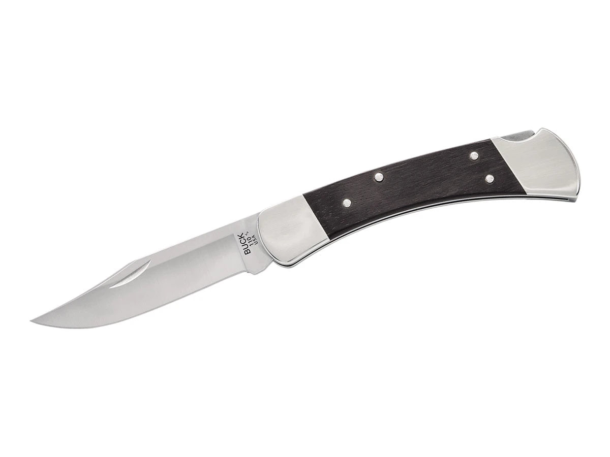 Buck FOLDING HUNTER SLIM HERITAGE ELITE NICKEL 110BRS20-B