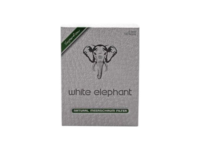 White Elephant FILTRO x PIPA SEPIOLITE NATURALE 9 mm 150 pz (20203)
