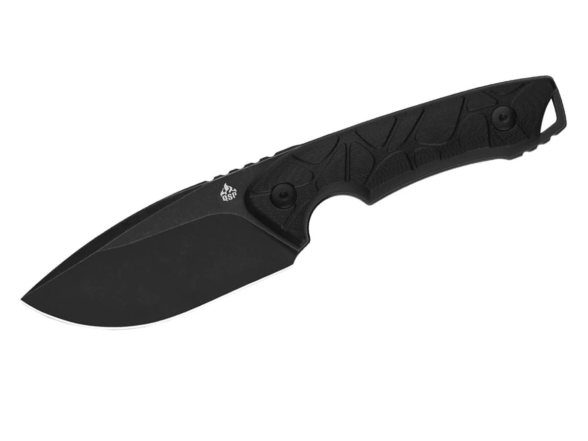Coltello fisso QSP Tiny Tot G-10 10Cr15MoV black nero QS169-A2