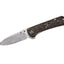 Coltello QSP Hawk Damascus manico CF laminata rame QS131-S