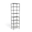 Metallika Scaffale Modulare in Acciaio Cromato 60 × 45 × H 252 cm, 8 Ripiani