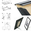Cornice in PVC e crilex - A3 - bianco - Methodo