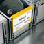 Buste identificative - con aletta pieghevole -  A4 orizzontale - giallo - Durable - conf. 50 pezzi