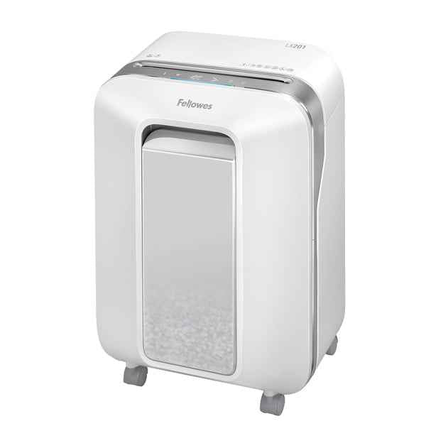 Distruggidocumenti LX-201 - a microframmenti - bianco - Fellowes