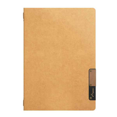 Portamenù Nature - 1 inserto doppio - A5 - 24,9 x 17,5 cm - beige nature - Securit