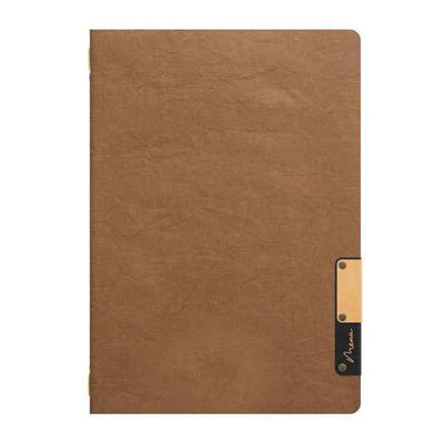 Portamenù Nature - 1 inserto doppio - A5 - 24,9 x 17,5 cm - marrone - Securit