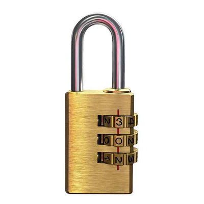 Lucchetto con combinazione - 21 mm - Metalplus