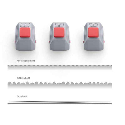 Lame assortite - per taglierina Hobby 507 new - 45 x 21 cm - Dahle - conf. 3 pezzi