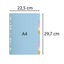 Separatore Forever Pastel - A4 - 12 tasti - cartoncino - 170 gr - Exacompta