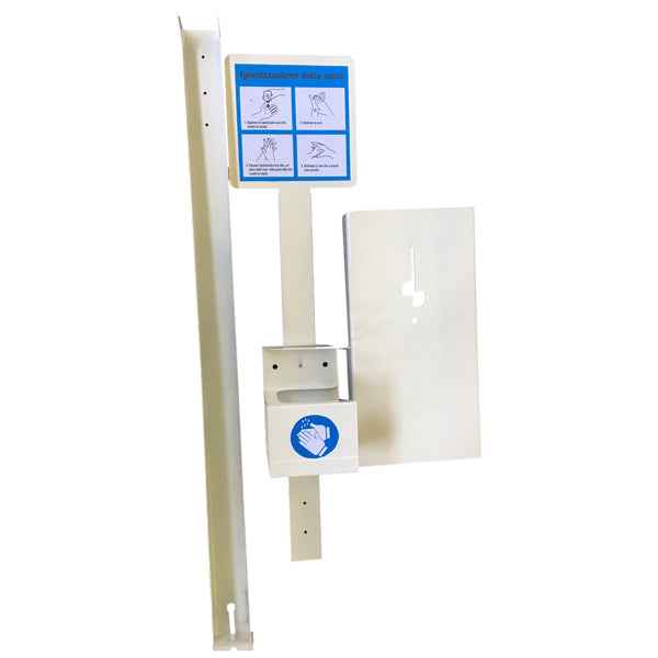 Piantana da terra porta dispenser da 500ml - max Ø 80mm - Metalplus