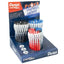 Roller Energel Slim - punta 0,7 mm - 3 colori assortiti (blu/nero/rosso - Pentel - expo 120 pezzi
