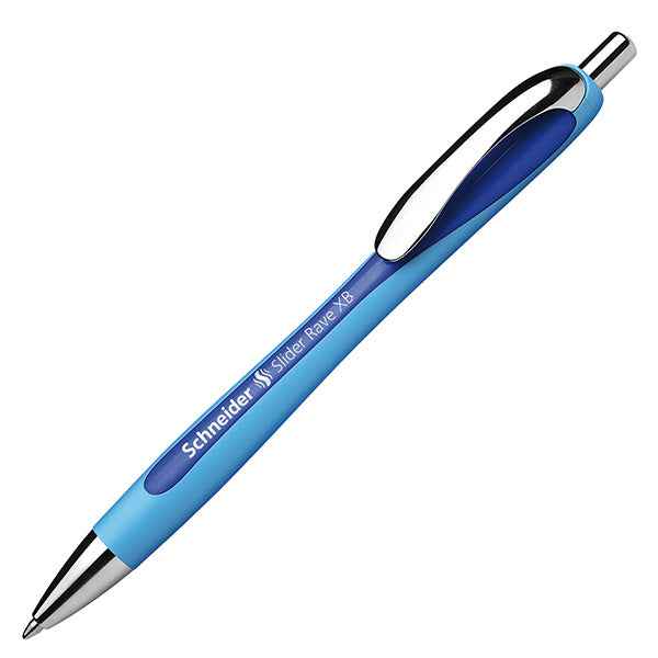 Penna sfera Slider Rave - colori assortiti (blu/nero/rosso/verde - Schneider - expo 30 pezzi
