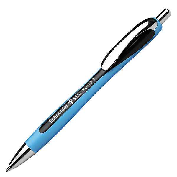 Penne a sfera Slider Rave - blu/nero assortiti - Schneider - expo 30 pezzi