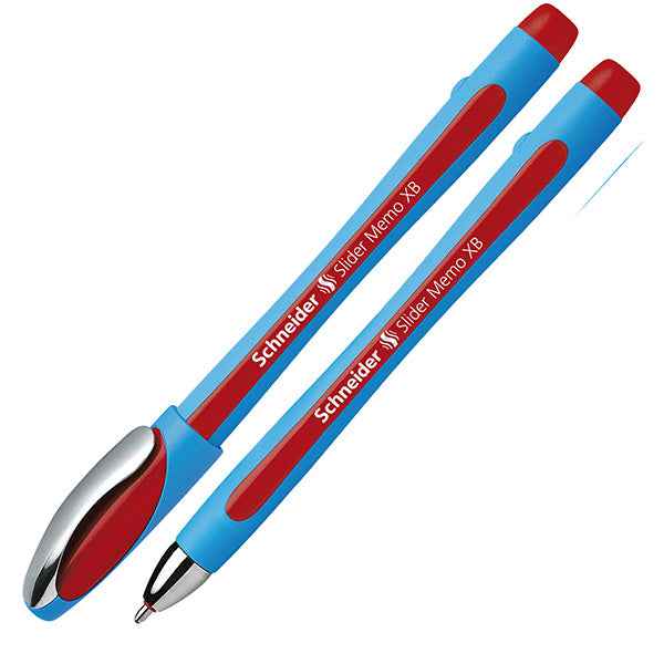 Penne a sfera Slider Memo XB - blu/nero/rosso assortiti - Schneider - expo 30 pezzi
