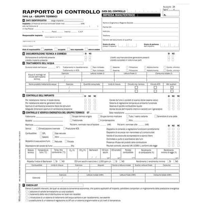 Rapporti controllo efficienza energetica reg. Lombardia - T1 A - 29,7 x 21,4 cm - snap 3c - Edipro - conf. 25 pezzi