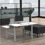 Piano di lavoro per scrivania Cambio - 160 x 80 x 2,5 cm - bianco - Fellowes