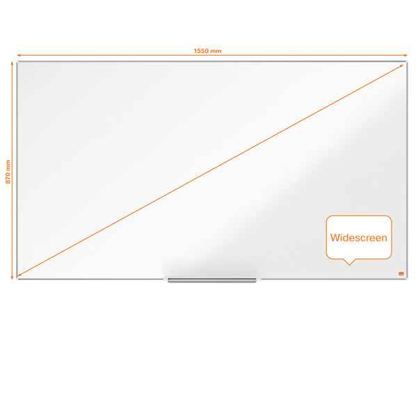 Lavagna bianca magnetica Impression Pro Widescreen - 87 x 155 cm - 70" - Nobo