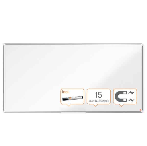 Lavagna bianca magnetica Premium Plus - 90  x 180 cm - Nobo