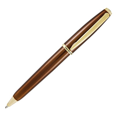 Penna sfera Aldo Domani - punta M - fusto tabacco - Monteverde