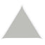 Tenda a vela triangolare ombreggiante - 5 x 5 x 5 m - PL - cenere - X-Robust