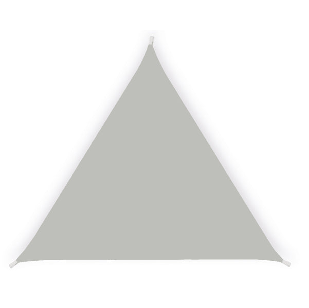 Tenda a vela triangolare ombreggiante - 5 x 5 x 5 m - PL - cenere - X-Robust