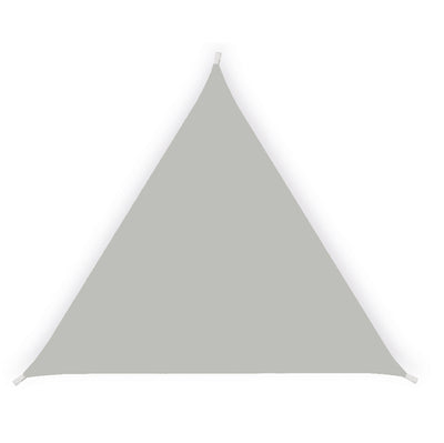 Tenda a vela triangolare ombreggiante - 5 x 5 x 5 m - PL - cenere - X-Robust